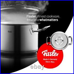 Fissler Original-Profi Collection Stainless Steel Stock Pot with Lid 6.7 Qu