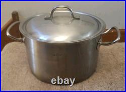 Fissler Stainless 18-10 Induction Stockpot with Lid (10 in by 6 in)