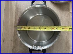 Fissler Vintage MCM solaryme dot Stainless Steel W Germany Pot Set Of 4 with lids