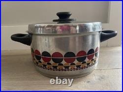 Fissler Vintage MCM solaryme dot Stainless Steel W Germany Pot Set Of 4 with lids