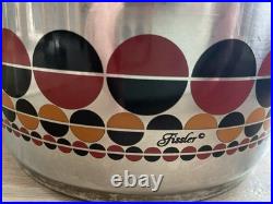 Fissler Vintage MCM solaryme dot Stainless Steel W Germany Pot Set Of 4 with lids
