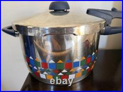 Fissler Vitavic Dot Stock Pot + Lid MCM IAF Stainless Steel Germany 8.0L 4803