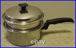 FlavorSeal Cory 18-8 THREE PLY STAINLESS STEEL 10 Piece Set Stock Pot Sauce Pans