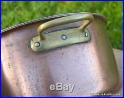 French copper pot HUGE 4mm stock pan chef 7kg stainless steel lining