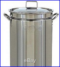 Fryer Steamer Stainless Steel Indoor Outdoor 36-Qt. Turkey Bayou Classic US Made