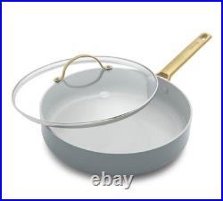 GREENPAN Padova Sky Blue/Dove Grey Ceramic Nonstick 10-Pc Cookware Set-LIMITED