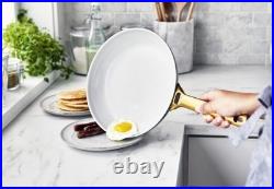 GREENPAN Padova Sky Blue/Dove Grey Ceramic Nonstick 10-Pc Cookware Set-LIMITED