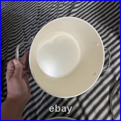 GREENPAN ceramic nonstick stockpot stainless steamer glass lid & sauté pan lid