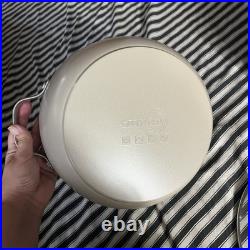 GREENPAN ceramic nonstick stockpot stainless steamer glass lid & sauté pan lid