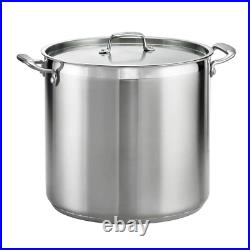 Gourmet 24 Qt. Stainless Steel Stock Pot with Lid