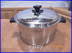 HEALTH CRAFT 12QT Roaster Stock Pot & Vented Lid 5 Ply T304 Surgical Stainless