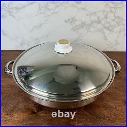 HEALTH CRAFT WATERLESS pan POT WithLID 5 PLY SURGICAL STEEL