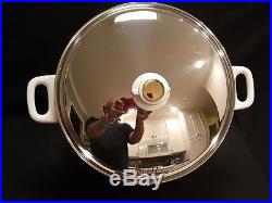 Huge 12 Quart Stock Pot Health Craft Waterless Cookware 5 Ply Ss