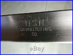 HUGE 4 GAL Vintage USN Mess Stock Pot with Lid Navy Stainless Carrollton Mfg Co