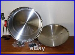 Huge Saladmaster Roaster 16qt Waterless Cookware 5 Star Tp304s Stockpot USA Nos Huge Saladmaster Roaster 16qt Waterless Cookware 5 Star Tp304s Stockpot USA Nos