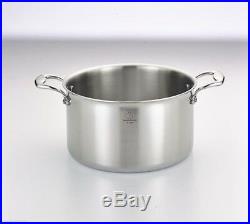 Hammer Stahl 8 Quart 7-Ply T304 Stainless Steel Dutch Oven Stock Pot & Cover USA