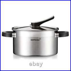 Happycall 3-layered stainless steel pot with lid