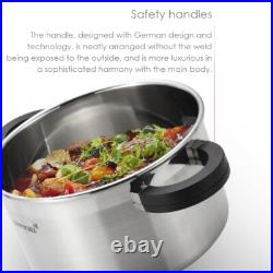 Happycall 3-layered stainless steel pot with lid