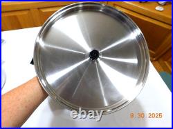 Health Cookware 12 Quart Stock Pot 7 Ply T304ss Titanium Stainless Regal Ware