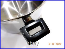 Health Cookware 12 Quart Stock Pot 7 Ply T304ss Titanium Stainless Regal Ware