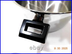 Health Cookware 12 Quart Stock Pot 7 Ply T304ss Titanium Stainless Regal Ware