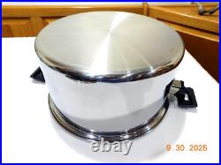 Health Cookware 12 Quart Stock Pot 7 Ply T304ss Titanium Stainless Regal Ware