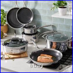 Henckels Paradigm HEX Ceramic 11-piece Cookware Set Tri-Ply Hybrid Non-Stick New