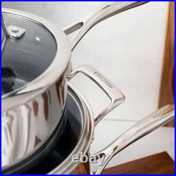 Henckels Paradigm HEX Ceramic 11-piece Cookware Set Tri-Ply Hybrid Non-Stick New