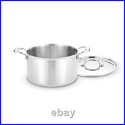 Heritage Steel 8 Quart Stock Pot with Lid Titanium Strengthened 316Ti Stain