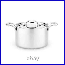 Heritage Steel Cookware 5 Quart Stainless Steel Sauce Pot with Cover