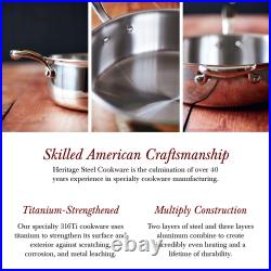 Heritage Steel Enhanced 5-ply Stainless Stock Pot