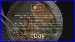 Heritage Steel Enhanced 5-ply Stainless Stock Pot