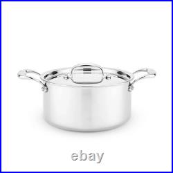 Heritage Steel Titanium Series 4 Quart Sauce Pot with Lid USA 14404