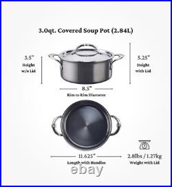 Hestan NanoBond Titanium Stainless-Steel Stock Pot 3 Qt Reed