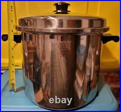 Huge SALADMASTER STOCK POT 5PLY TP304S STAINLESS STEEL Waterless Cookware GIFT