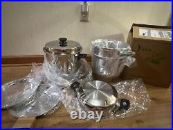 ICook 8 Quarts Cookware Surgical Stainless Stock Pot Set Waterless Cookware new