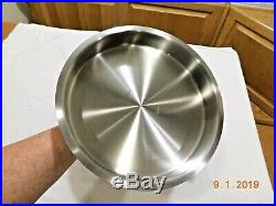 Icook 8 Qt Stock Pot & Steamer 5 Ply T304s Stainless Steel Amway Queen Unused