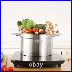 Induction Stainless Steel Large Stock Pot Cooking Stew Soup kitchen 4L Free Ship
