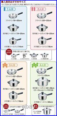 Japanese Stew Pot 25cm with Partition -Made in Japan-Miyazaki Mfg. Objet ODEN