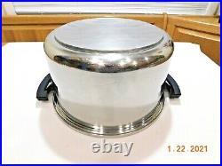KITCHEN CRAFT 12 QT STOCK POT T304 Multicore Stainless Waterless West Bend USA