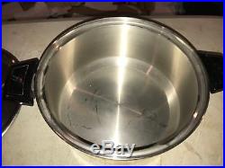 KITCHEN CRAFT WEST BEND 4 QT. STAINLESS STEEL DUTCH OVENCOOKERSTOCK POT With LID