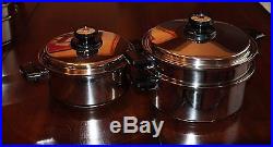 KITCHEN CRAFT West Bend 6 QT Roaster Stock Pot & Steamer & 4 QT With Cover Lot