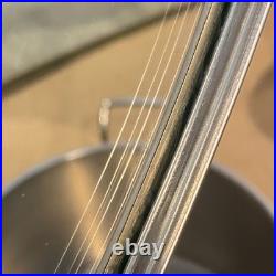 KRONA Norpro 16 Quart Stock Pot w Vented Glass Lid 18/10 Stainless Steel Inox