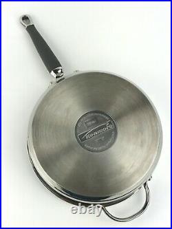 Kenmore 10-Piece Stainless Steel Cookware Set Skillets, Stockpot, Saucepan