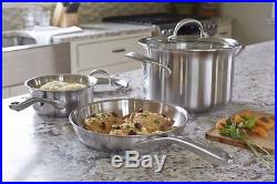 KitchenAid 12 Quart Stainless Steel Stock Pot With Lid