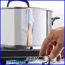 KitchenAid 8qt Stainless Steel 5-Ply Clad Stockpot with Lid