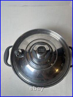 Kitchen Charm Royal Prestige T304 Surgical Steel 4 Quart Stock Pot With Lid