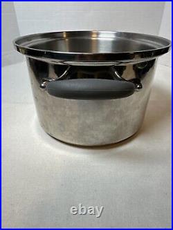 Kitchen Charm Royal Prestige T304 Surgical Steel 4 Quart Stock Pot With Lid