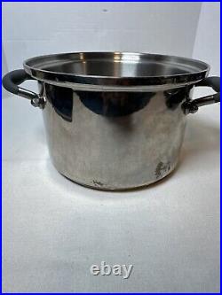 Kitchen Charm Royal Prestige T304 Surgical Steel 4 Quart Stock Pot With Lid