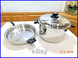 Kitchen Craft 12 Qt Stock Pot & 12 Familie Skillet 5 Ply Multicore Stainless